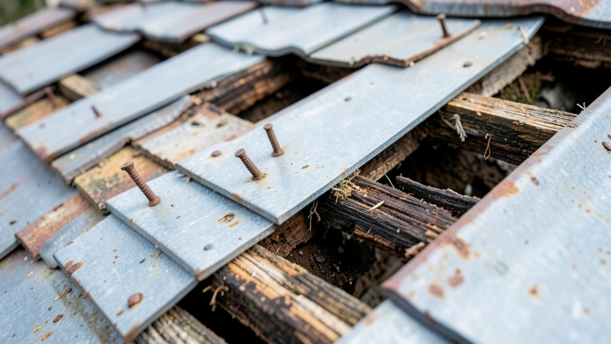 Montaż blachodachówki na starym dachu