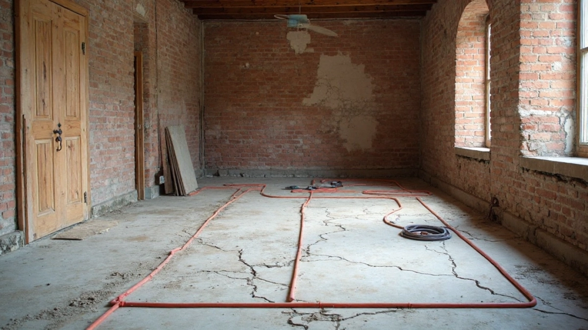 ogrzewanie podłogowe w starym budownictwie
