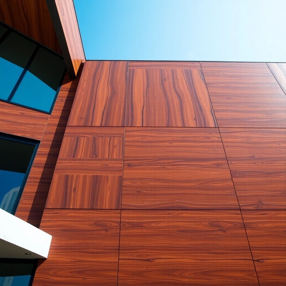 Panele Elewacyjne Z Blachy Drewnopodobnej