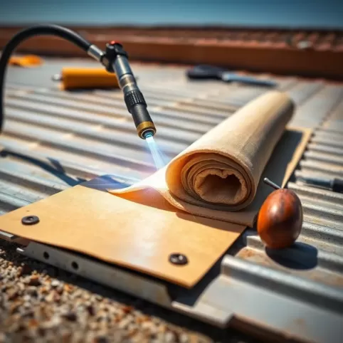 Jak położyć papę termozgrzewalną na blachę