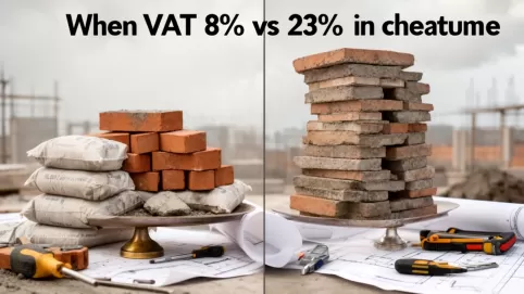 Kiedy VAT 8 a kiedy 23 w budownictwie