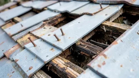 Montaż blachodachówki na starym dachu