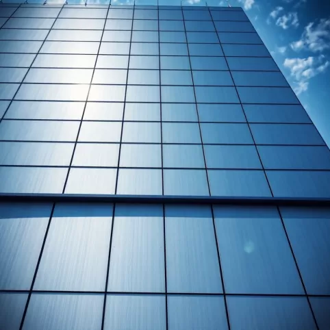 Nowoczesną Elewacja Z Blachy